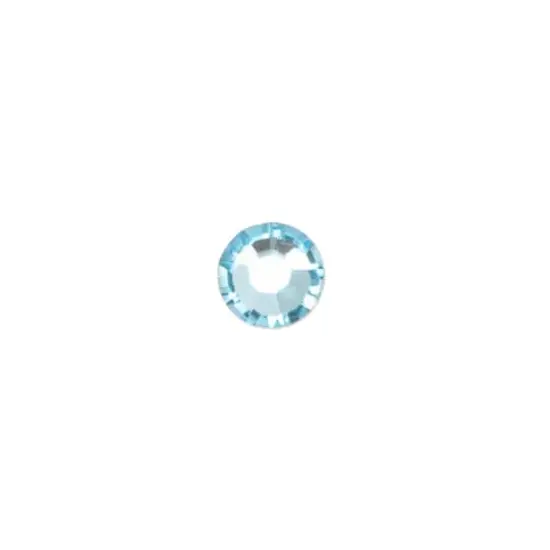 SS10 Round Flatback Austrian Crystals by Bead Landing&trade;, 75ct. Aquamarine {4}
