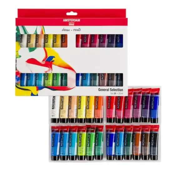 Amsterdam Standard Series 24 Color General Selection Acrylic Paint Set {1}