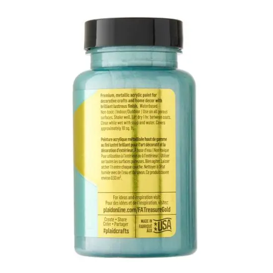 FolkArt&reg; Treasure Gold&trade; Metallic Paint Aquamarine {6}