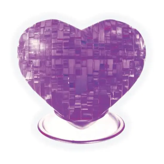 Original 3D Crystal Puzzle&trade; Purple Heart 46 Piece Puzzle {1}