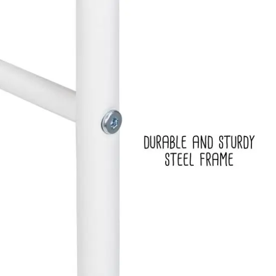 Honey Can Do Gray/White 6-Bin Rolling Cart {12}