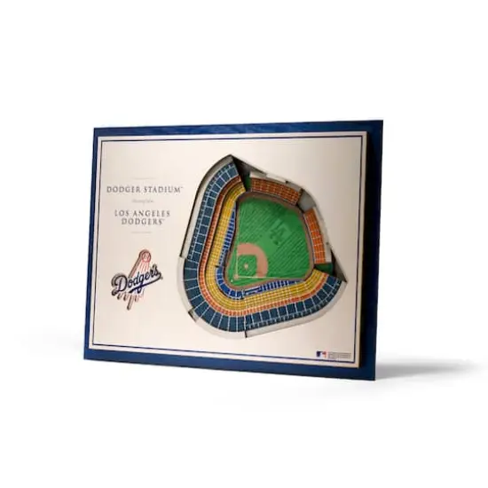 MLB Team 5-Layer StadiumView Wall Art Los Angeles Dodgers {1}
