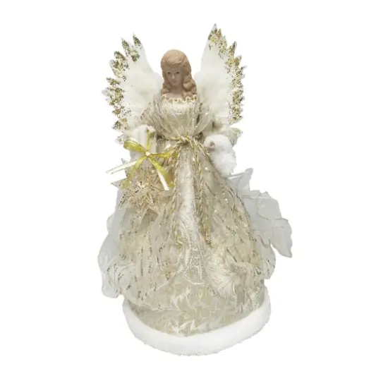 Santa's Workshop 16" Golden Angel Tree Topper {1}