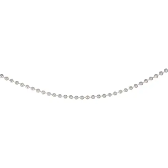 100ft. Shiny Clear Iridescent Beaded Garland {1}