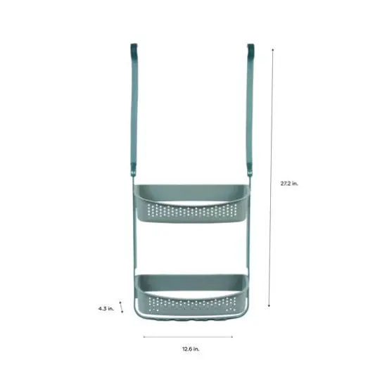 Bath Bliss 2 Way Convertible Shower Caddy Seaglass {7}