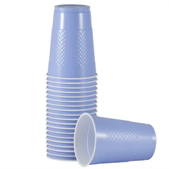 JAM Paper 16oz. Plastic Party Cups, 20ct. Baby Blue {1}