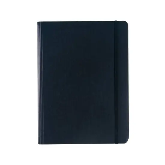 Fabriano&reg; Ecoqua Plus Dotted A5 Hidden Spiral-Bound Notebook Black {1}
