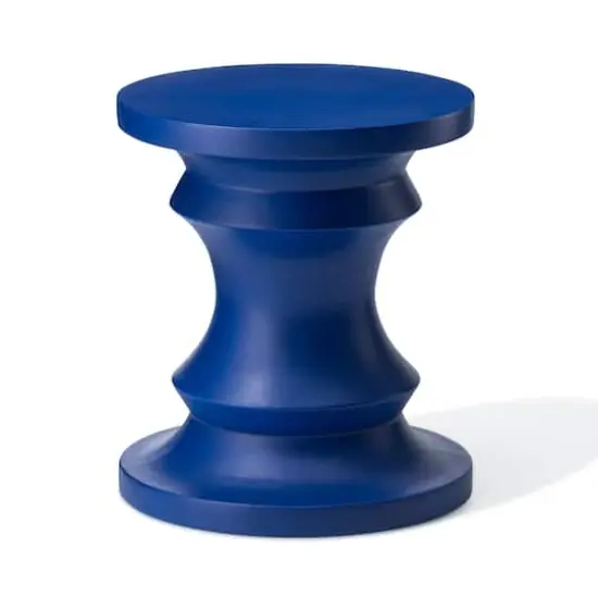 Glitzhome&reg; 18" Multifunctional Chess Garden Stool Blue {1}