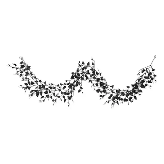 6ft. Black Leaves Garland by Ashland&reg; {3}