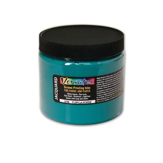 Jacquard Versatex Screen Printing Ink, 16oz. 319 Turquoise {1}