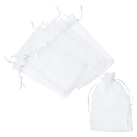 Celebrate It&trade; Occasions&trade; Organza Favor Bag, Large White {1}