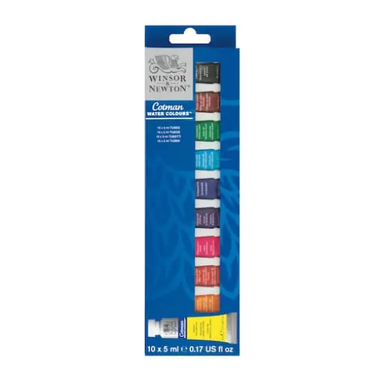 Winsor & Newton&trade; Cotman Water Colours&trade;10 Color Paint Set {10}
