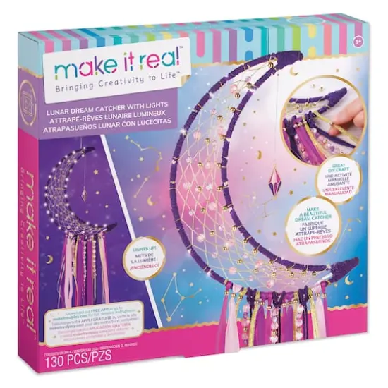 Make It Real&trade; DIY Lunar Dream Catcher with Lights Kit {1}