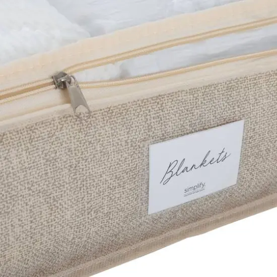 Simplify Under the Bed Storage Bag, 2ct. Beige {5}
