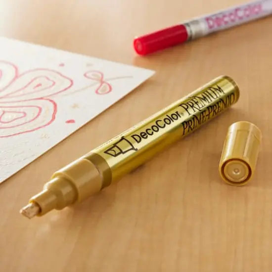 DecoColor&reg; Premium Metallic Paint Marker Gold {3}