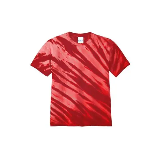 Port & Company&reg; Tiger Stripe Tie-Dye T-Shirt Gold {2}