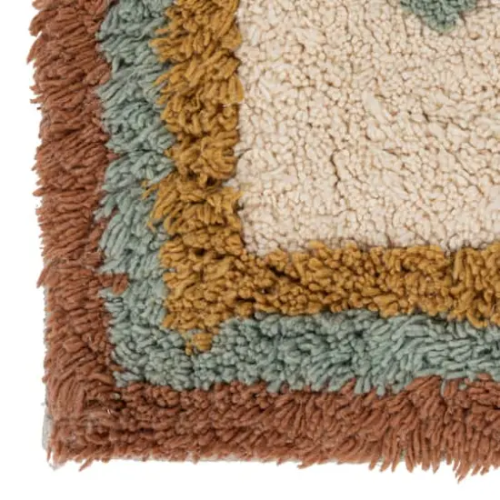 Hello Honey&reg; 5ft. Cotton Tufted Floor Runner with Flowers {9}