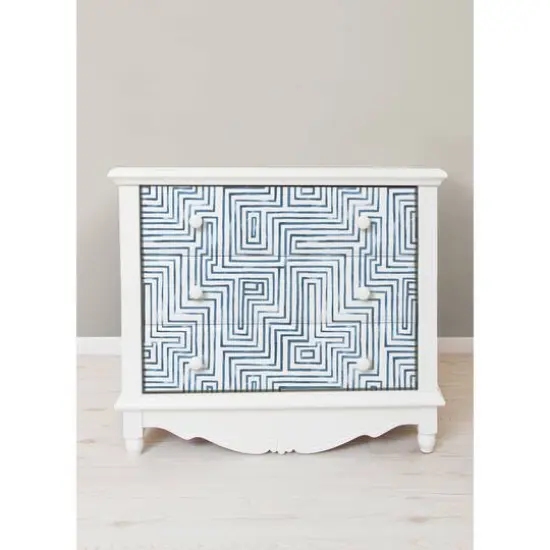 RoomMates Blue Warren Peel & Stick Wallpaper {5}