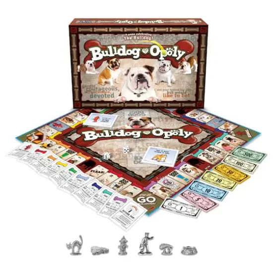 Late For The Sky Bulldog-Opoly&trade; Board Game {6}