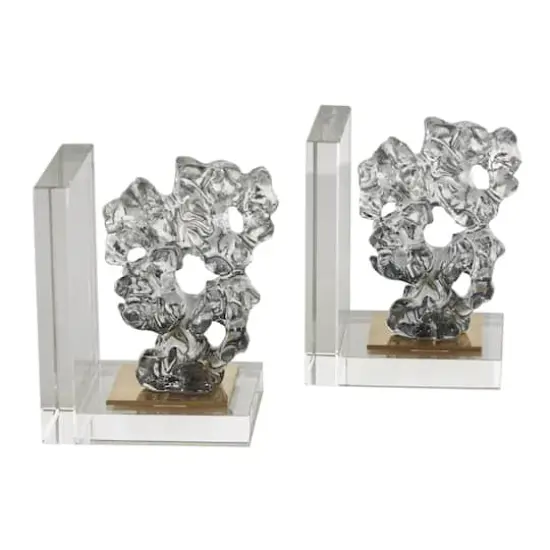 6" Clear Glass Decorative Bookends, 2ct. {4}