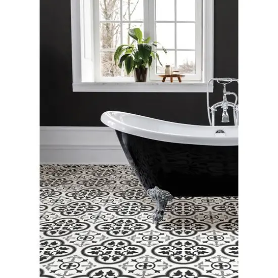 FloorPops Villa Peel & Stick Floor Tiles {3}