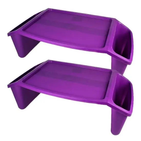 Romanoff&reg; Lap Tray, 2ct. Purple {1}