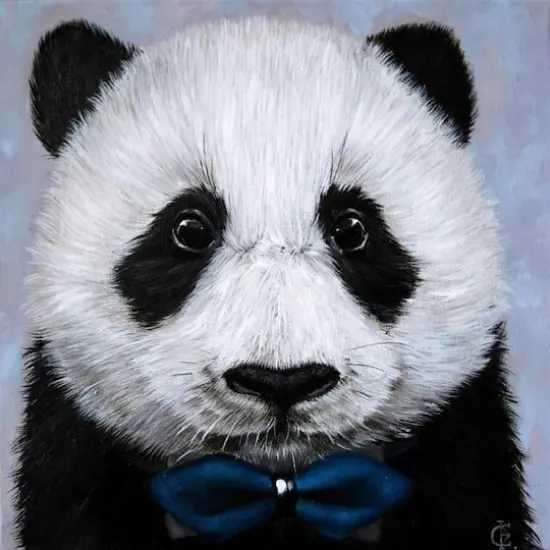 Crafting Spark Panda with Bow Tie Diamond Painting Kit {3}