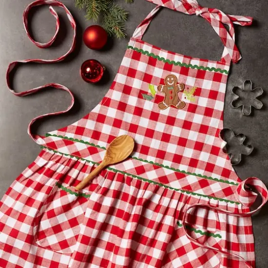 DII&reg; Holiday Warm Gingerbread Chef Apron {5}