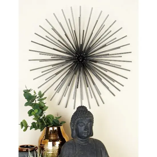 Black Metal Contemporary Wall D&eacute;cor Set, 3ct. {9}
