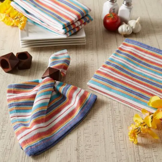 DII&reg; Little Picante Stripe Cloth Dinner Napkins, 6ct. {5}