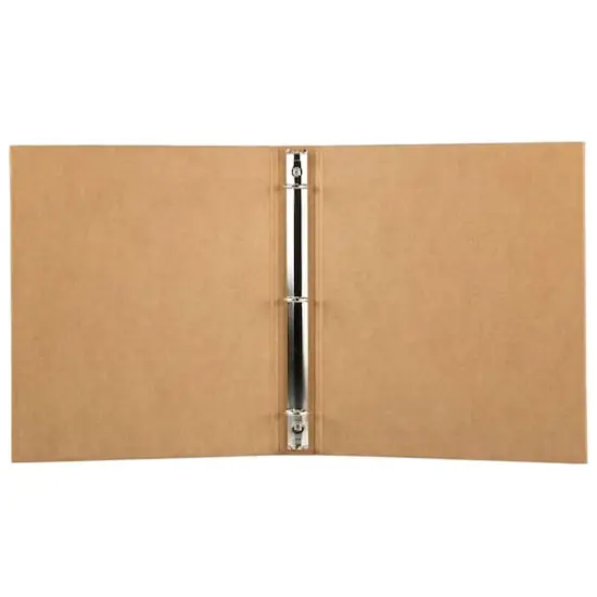 JAM Paper 1" Brown Kraft 3-Ring Binder {4}