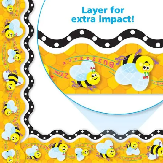 Trend Enterprises&reg; Terrific Trimmers&reg; Busy Bees Borders, 234ft. {7}
