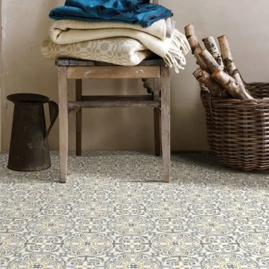 FloorPops Antico Peel & Stick Floor Tiles {8}