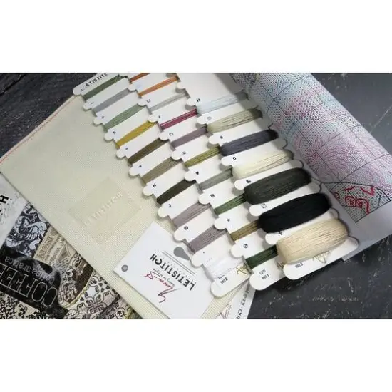 Letistitch Lion Coffee B Counted Cross Stitch Kit {3}