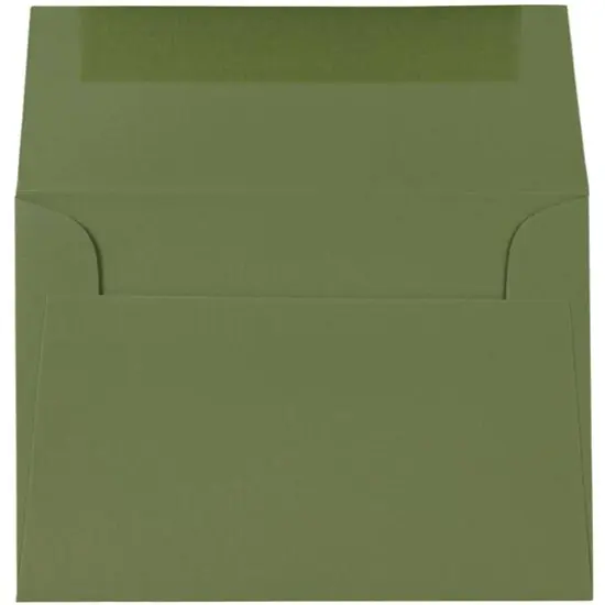 JAM Paper A1 Premium Invitation Envelopes, 50ct. Olive {4}