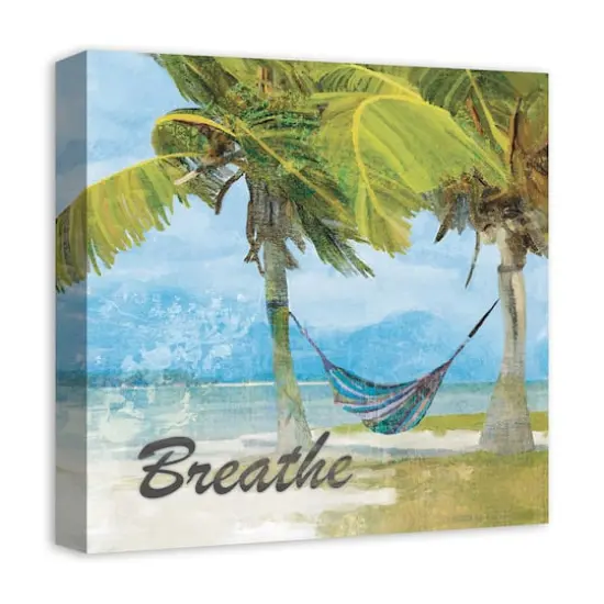 Breathe Hammock 16" x 16" Canvas Wall Art {3}