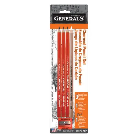General's&reg; Charcoal Pencil Set {1}
