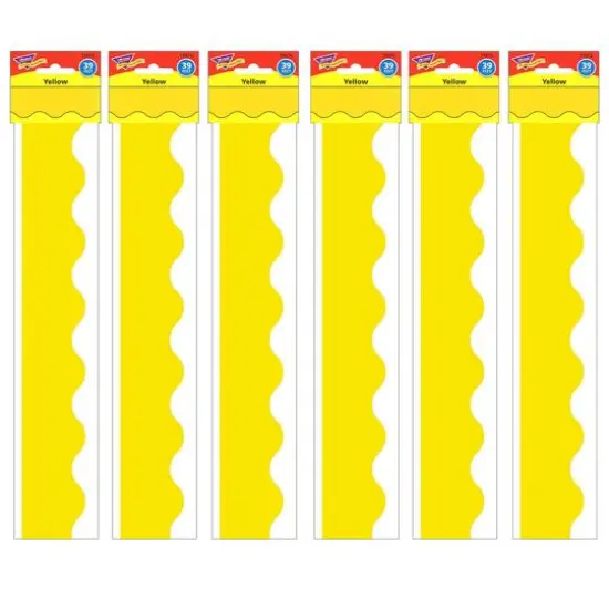 Trend Enterprises&reg; Terrific Trimmers&reg; Classic Borders, 234ft. Yellow {1}