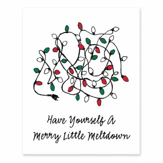 Merry Little Meltdown 8x10 Tabletop Canvas {1}