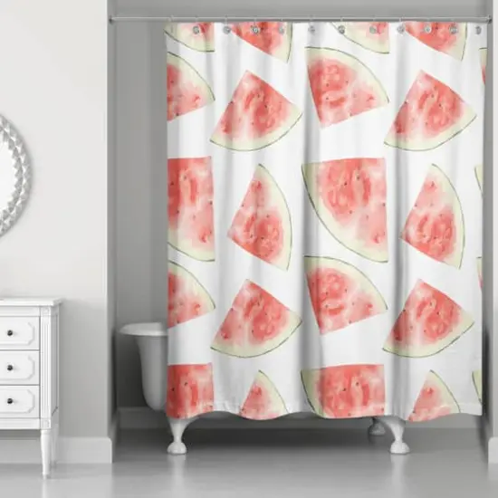 Watermelon Pattern 71" x 74" Shower Curtain {3}