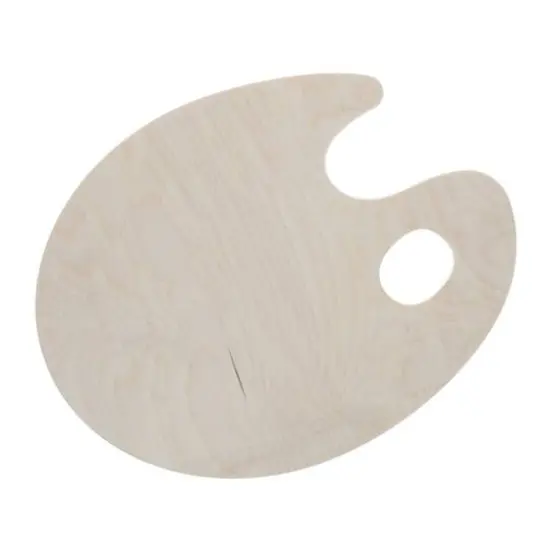 Good Wood by Leisure Arts 14" Birchwood Painter's Palette {1}