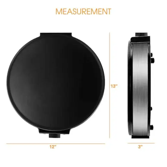 MegaChef Nonstick Crepe and Pancake Maker Breakfast Griddle {3}