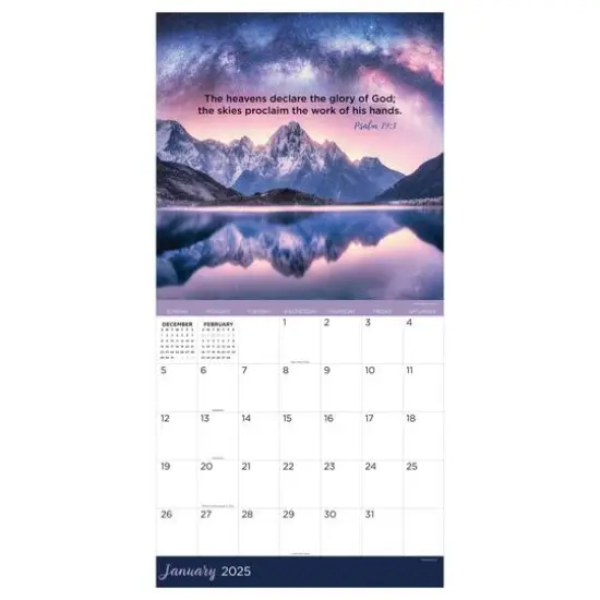 TF Publishing 2025 Psalms Wall Calendar {6}