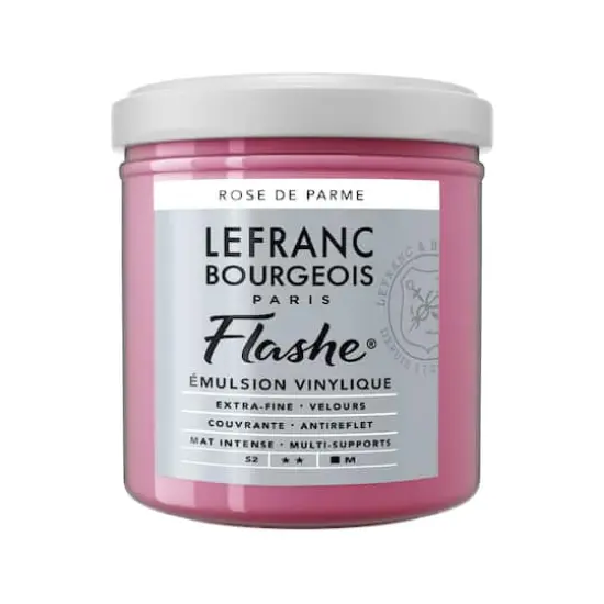 Lefranc & Bourgeois Flashe&reg; Matte Artist's Color, 125mL Parma Pink {1}