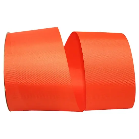 The Ribbon Roll 3" x 50yd. Grosgrain Allure Solid Ribbon Orange {1}