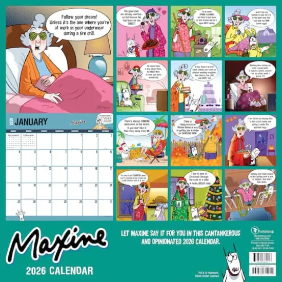 2026 Maxine Wall Calendar {6}