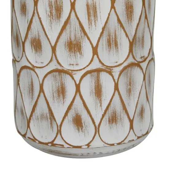 Brown Traditional Decorative Jars, Set of 3" 16", 13", 10" {4}