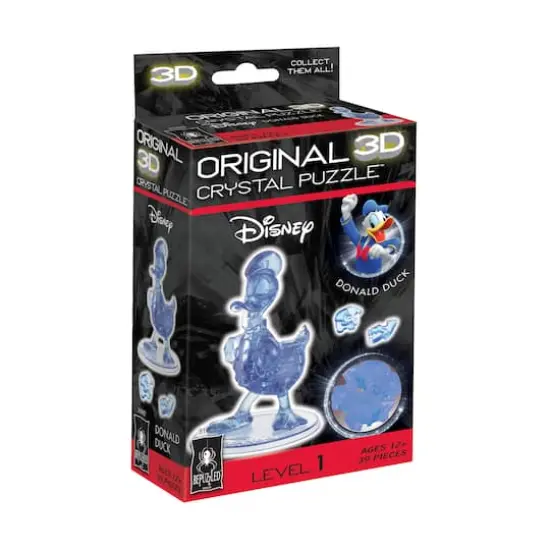 Original 3D Crystal Puzzle&trade; Disney Donald Duck 39 Piece Puzzle {3}