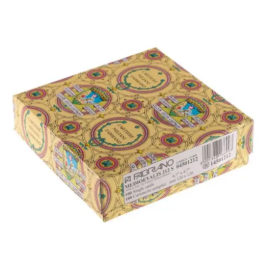 Fabriano&reg; Medioevalis 4.7" x 4.7" Single Cards, 100ct. {4}
