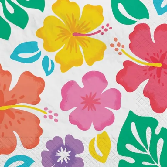 Summer Hibiscus Luncheon Napkins, 36ct. {3}